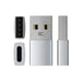 Satechi Aluminium USB - A to USB - C Adapter - Silver - Macfixit Australia
