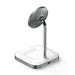 Satechi Magnetic 2 - in - 1 Wireless Charging Stand - Space Grey - Macfixit Australia
