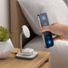 Satechi Magnetic 2 - in - 1 Wireless Charging Stand - Space Grey - Macfixit Australia
