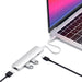Satechi Slim USB - C MultiPort Adapter - Silver - Macfixit Australia