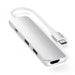 Satechi Slim USB - C MultiPort Adapter - Silver - Macfixit Australia