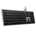 Satechi Slim W3 Wired USB - C Backlit Keyboard - Space Grey - Macfixit Australia