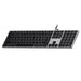 Satechi Slim W3 Wired USB - C Backlit Keyboard - Space Grey - Macfixit Australia