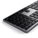 Satechi Slim W3 Wired USB - C Backlit Keyboard - Space Grey - Macfixit Australia