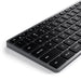 Satechi Slim X3 Bluetooth Backlit Keyboard - Space Grey - Macfixit Australia