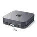 Satechi Type - C Aluminum Stand & Hub - USB - C Data Port, Micro - SD Card Readers, USB 3.0 & Headphone Jack Port - Compatible with Mac Mini (2018 & Later) - Macfixit Australia