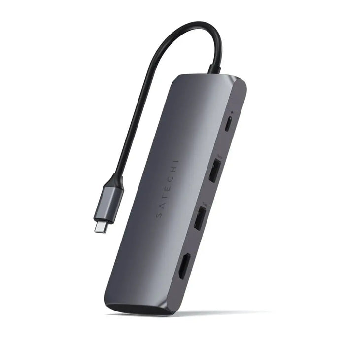 Satechi USB - C Hybrid Multiport Adapter with SSD Enclosure - Black - Macfixit Australia