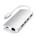 Satechi USB - C Multi - Port Adapter 4K HDMI w - Ethernet V2 - Silver - Macfixit Australia
