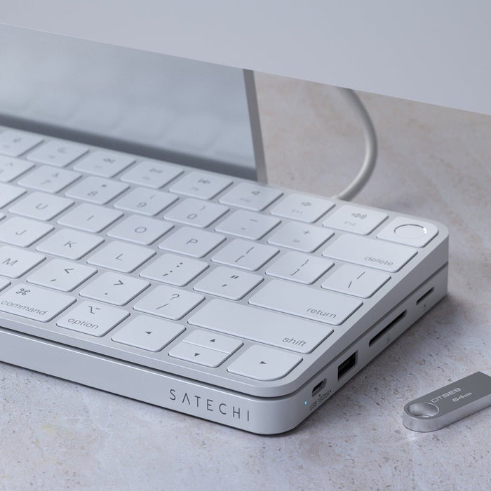 Satechi USB - C Slim Dock for 24” iMac - Silver - Macfixit Australia