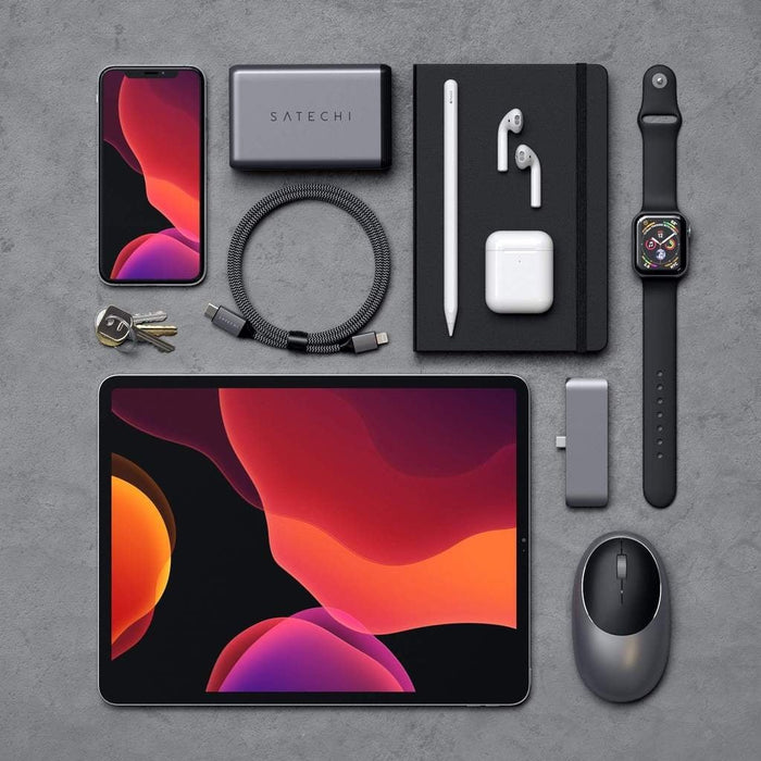 Satechi USB - C to Lightning Charging Cable 1.8 m - Space Grey - Macfixit Australia