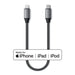 Satechi USB - C to Lightning Short Cable 25cm - Space Grey - Macfixit Australia