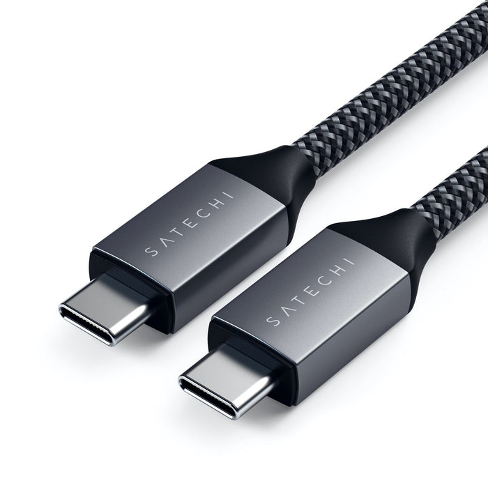 Satechi USB - C To USB - C 100W Charging Cable - 2m (Space Grey) - Macfixit Australia