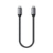 Satechi USB - C to USB - C Short Cable 25cm - Space Grey - Macfixit Australia