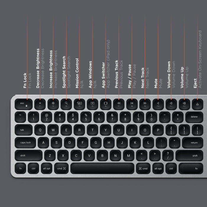 Satechi Wireless Keyboard - Space Grey