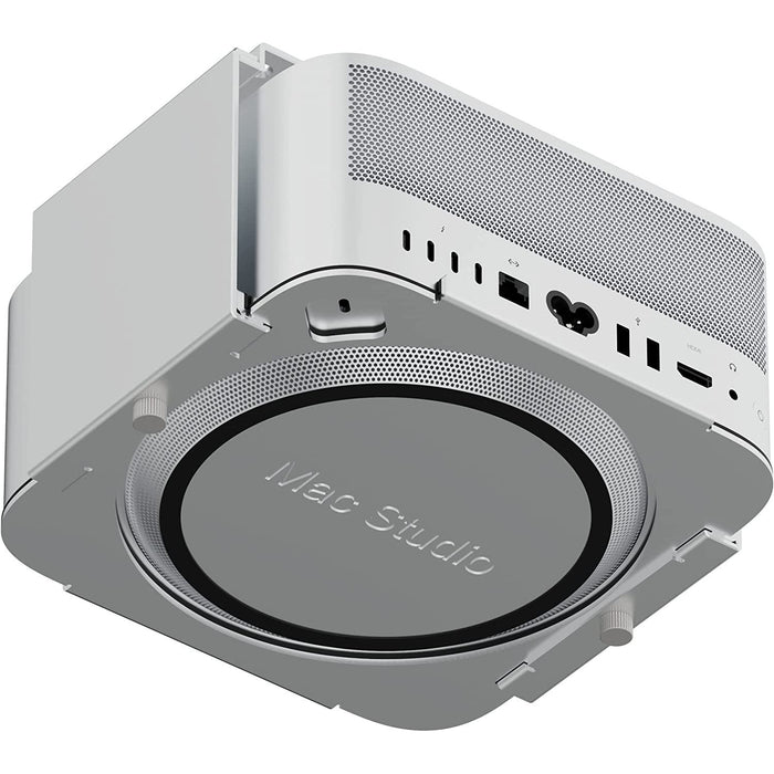 SENGTEK Aluminum Under Desk Mount for Apple Mac Studio, Mac Mini - Easy Installation & Removable Tray - Macfixit Australia