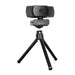 Macally High Definition 1080P Video Webcam for Home, School, and Business MZOOMCAM - Black