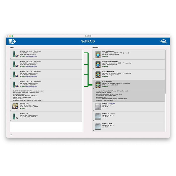 SoftRAID Pro for All Multi - Bay Storage Solutions (Mac and Windows) - Macfixit Australia