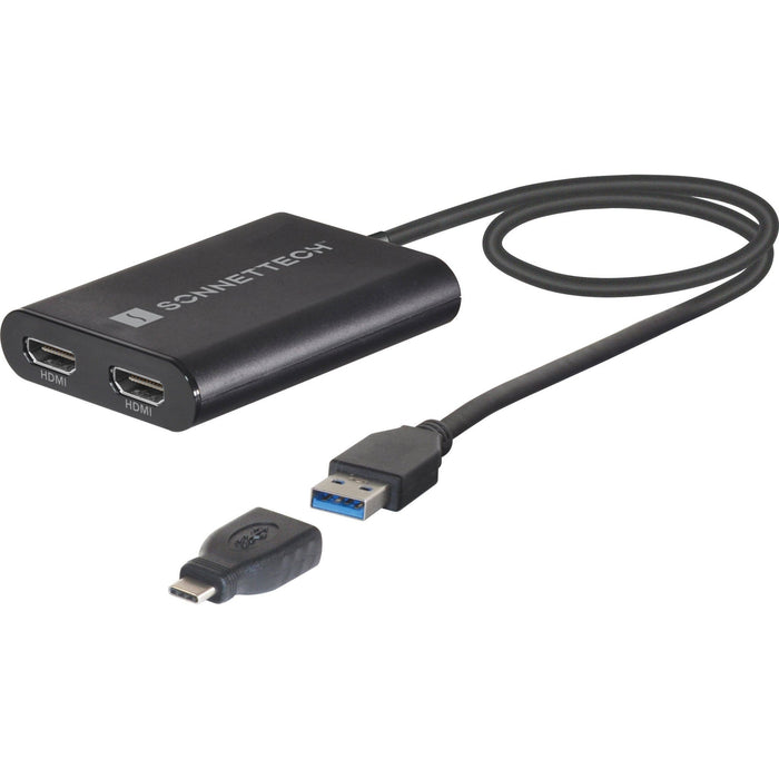 Sonnet DisplayLink USB Type - A to Dual HDMI Adapter for M1 & M2 Macs - Macfixit Australia