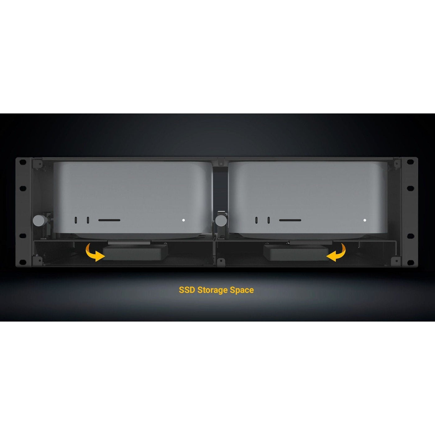Sonnet RackMac Studio Pro 3U Rackmount Enclosure for Two Mac Studios ...