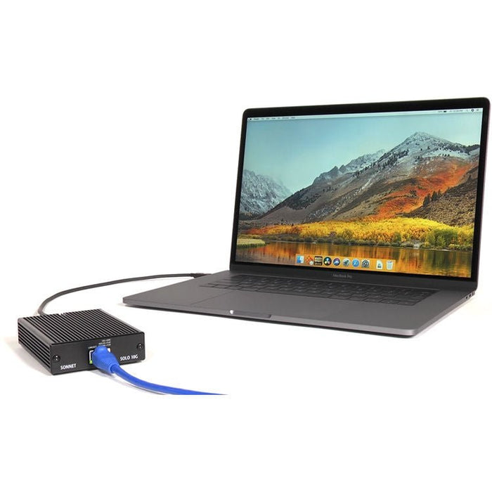 Sonnet Solo 10G Thunderbolt 3 to 10 Gigabit Ethernet Adapter with NBASE - T Support - Macfixit Australia