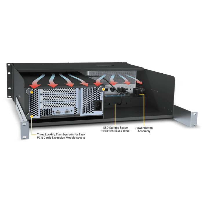 Sonnet xMac Studio Pro 3U Rackmount Enclosure - Macfixit Australia