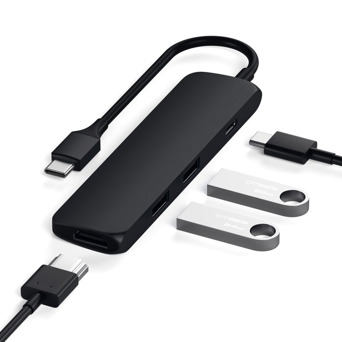 Satechi Slim USB-C MultiPort Adapter - Black