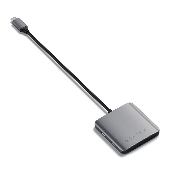 Satechi Aluminium 4 Port USB-C Hub - Space Grey