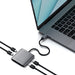 Satechi Aluminium 4 Port USB-C Hub - Space Grey
