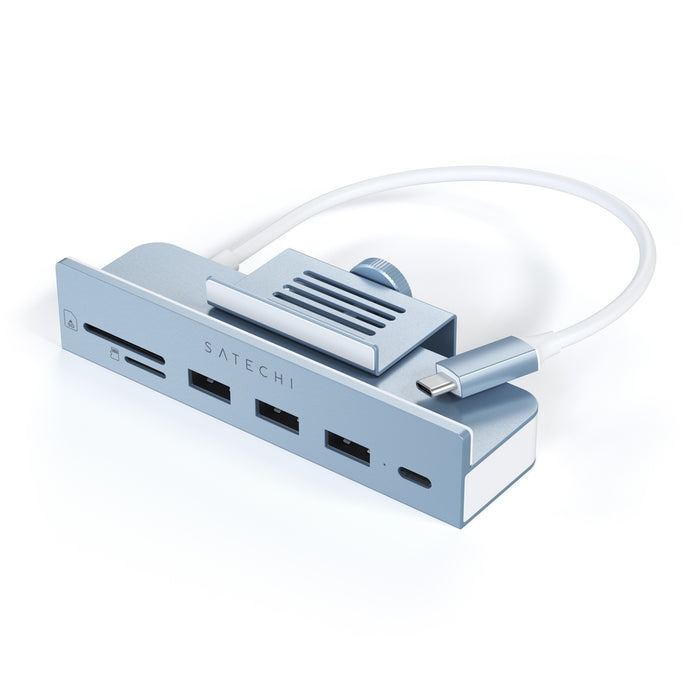 Satechi USB-C Clamp Hub for 24" iMac - Blue