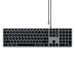 Satechi Slim W3 Wired USB-C Backlit Keyboard - Space Grey