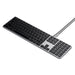 Satechi Slim W3 Wired USB-C Backlit Keyboard - Space Grey