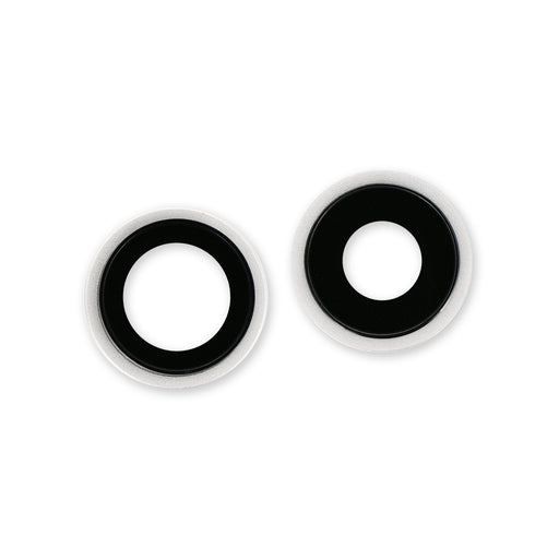 iPhone 12 mini Rear Camera Lenses and Bezels, New - White