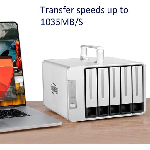 TerraMaster D5 Thunderbolt 3 5 - Bay RAID Enclosure - Macfixit Australia