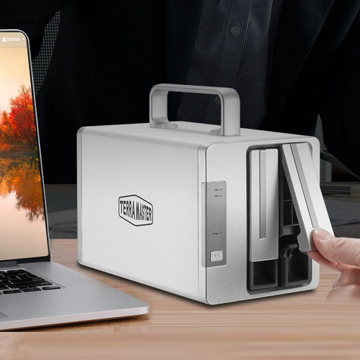 TerraMaster TD2 Thunderbolt 3 2 - Bay RAID Enclosure - Macfixit Australia