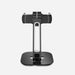 AboveTEK Long Arm Aluminum Tablet Stand with 360° Swivel iPhone Clamp Mount Holder - Black