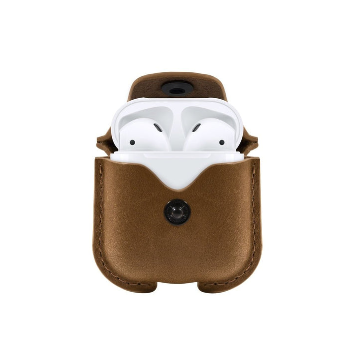 Twelve South AirSnap for AirPods - Cognac - Macfixit Australia