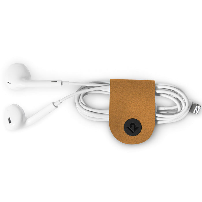 Twelve South CableSnap (3 - Pack) - Cognac - Macfixit Australia