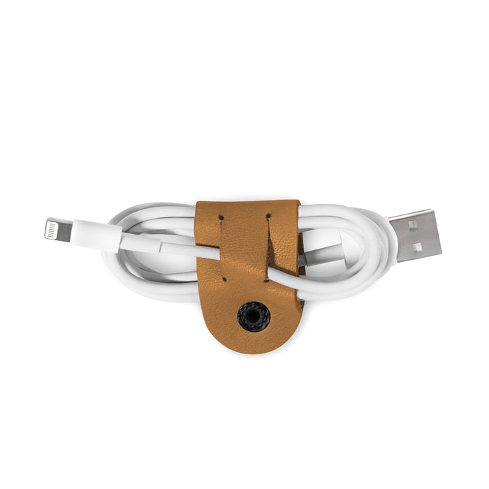 Twelve South CableSnap (3 - Pack) - Cognac - Macfixit Australia