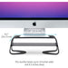 Twelve South Curve Riser for iMac & Displays - Black - Macfixit Australia