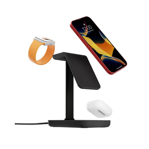 Twelve South HiRise 3 Triple Wireless Charger - Black - Macfixit Australia