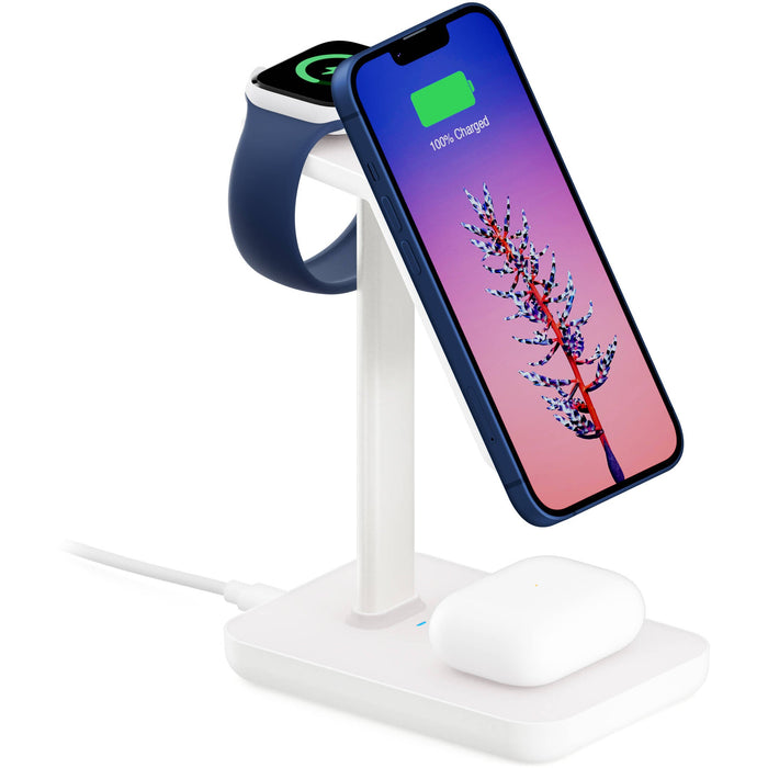 Twelve South HiRise 3 Triple Wireless Charger - White - Macfixit Australia