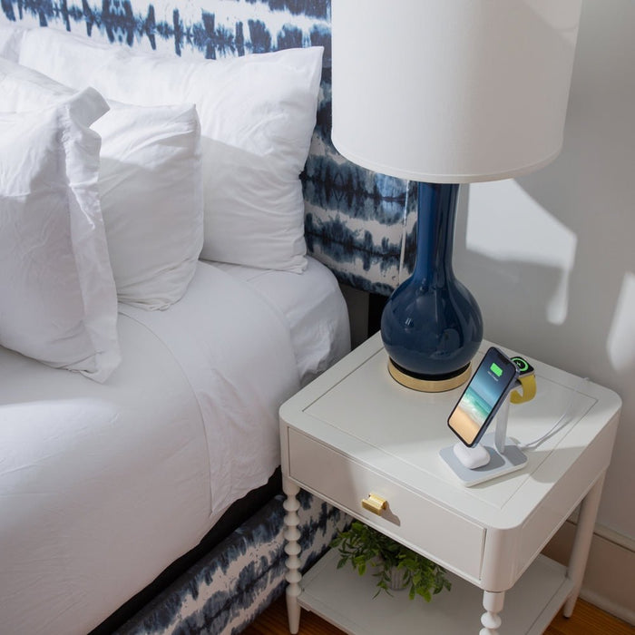 Twelve South HiRise 3 Triple Wireless Charger - White - Macfixit Australia