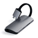 Satechi USB-C Dual Multimedia Adapter - Space Grey