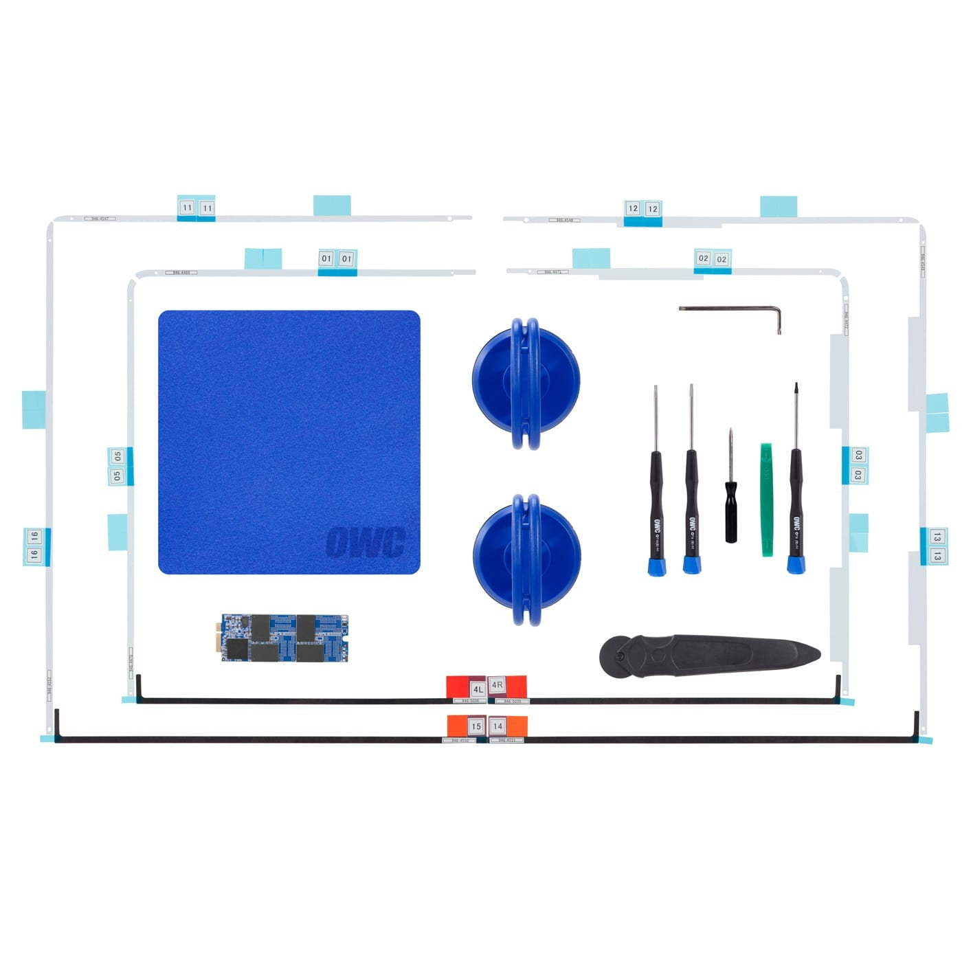 500GB OWC Aura 6G Complete Solid-State Drive SSD Add-In Solution for iMac Late 2012 – Early 2013