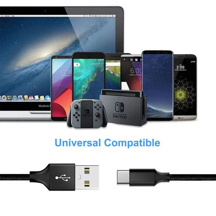 USB - A to USB - C Short Cable, 5 - Pack - Macfixit Australia