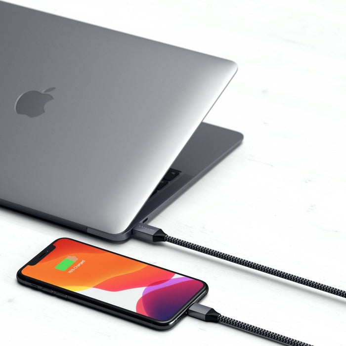Satechi USB-C to Lightning Charging Cable 1.8 m - Space Grey