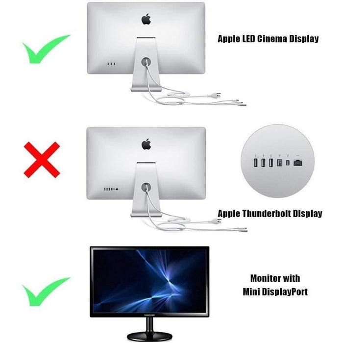 USB - C to Mini DisplayPort 4K Adapter Cable - Aluminium Case - Macfixit Australia