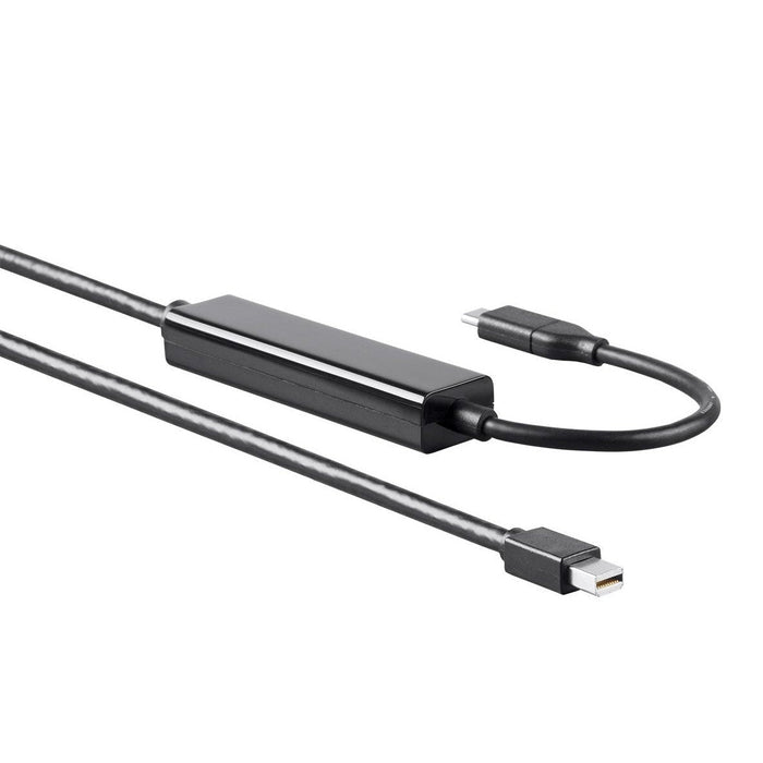 USB Type - C to Mini DisplayPort 3.1 Cable - 5Gbps, Active, 4K@60Hz, 1.5 m - Black - Macfixit Australia